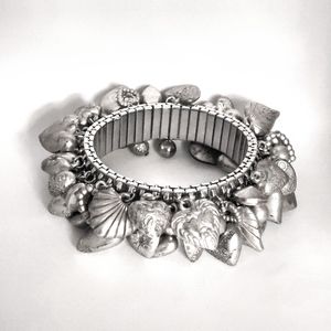 Jewelry - 3/$18. Slip on Bracelet w/lots Lots Of Hearts Jewelry - 3/$18. Slip on Bracelet w/lots Lots Of Hearts
